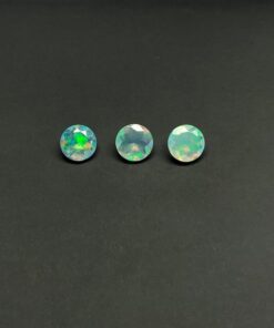 6mm Natural Ethiopian Opal Round Cut Gemstone