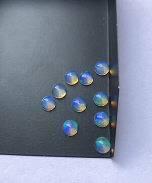 6mm Natural Ethiopian Opal Smooth Round Cabochon