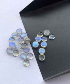 5mm Natural Labradorite Smooth Round Cabochon