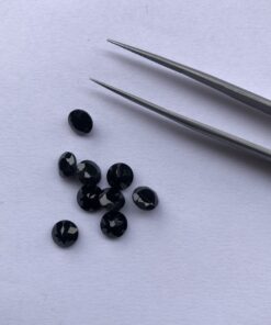 5mm Natural Black Onyx Round Cut Gemstone