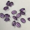 8x10mm Natural Amethyst Oval Cut Gemstone