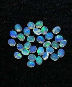 8x10mm Natural Ethiopian Opal Oval Cut Gemstone