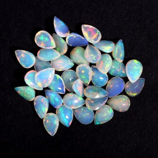 10x12mm Natural Ethiopian Opal Pear Cut Gemstone