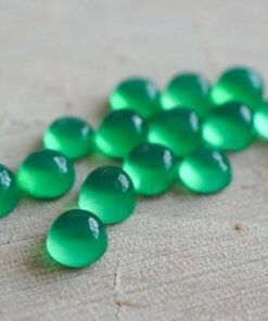 2mm green chalcedony round