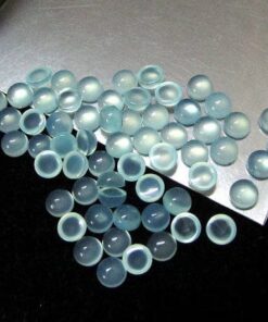 2mm aqua chalcedony round