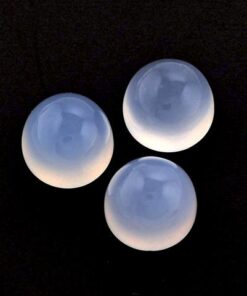 6mm blue chalcedony round