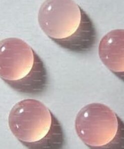 6mm pink chalcedony round
