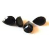 6x8mm Natural Black Onyx Pear Cut Gemstone