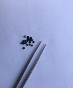 2mm black spinel round