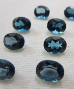 10x12mm london blue topaz oval cut