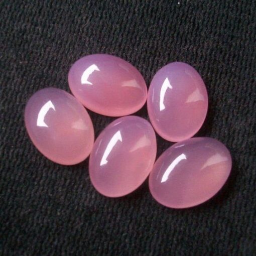 10x14mm pink chalcedony oval
