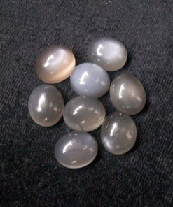 7x9mm gray moonstone oval