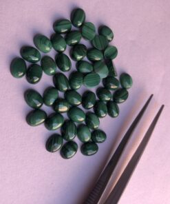 8x10mm malachite oval