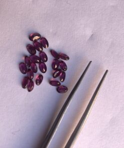 5x4mm rhodolite garnet oval cut