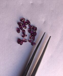 4x3mm rhodolite garnet oval cut