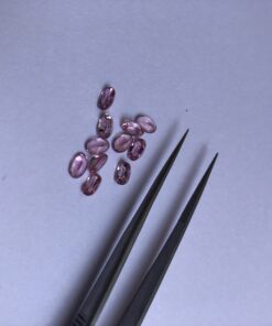 5x3mm pink tourmaline oval cut