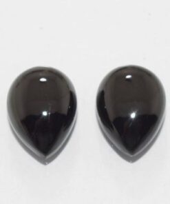 10x12mm black spinel pear