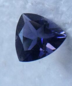 8mm iolite trillion cut