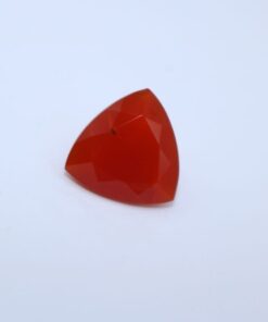 8mm carnelian trillion cut