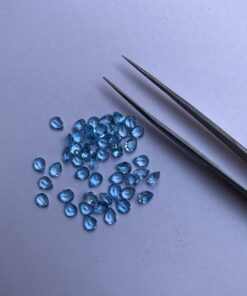 5x3mm swiss blue topaz pear cut