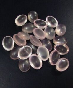 3x5mm Natural Rose Quartz Smooth Oval Cabochon