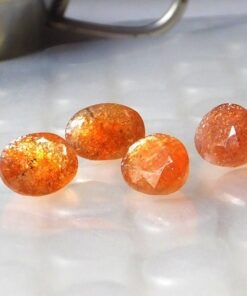 2x3mm Natural Sunstone Oval Cut Gemstone