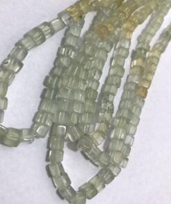 Shop Natural Prehnite Smooth Box Beads Strand