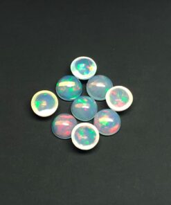 Natural Ethiopian Opal Smooth Round Cabochon