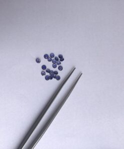 2mm Natural Iolite Faceted Round Cut Gemstone