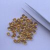 5mm Natural Citrine Smooth Round Cabochon