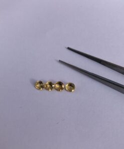 4mm Natural Citrine Faceted Round Cut Gemstone