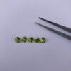 6mm Natural Peridot Faceted Round Cut Gemstone