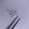 6mm Natural White Topaz Round Cut Gemstone