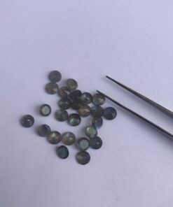 4mm Natural Labradorite Round Cut Gemstone