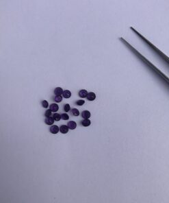 4mm Natural African Amethyst Round Cut Gemstone