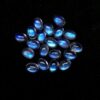 5x3mm Rainbow Moonstone Smooth Oval Cabochon