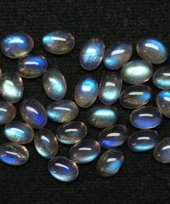 5x3mm Natural Labradorite Smooth Oval Cabochon