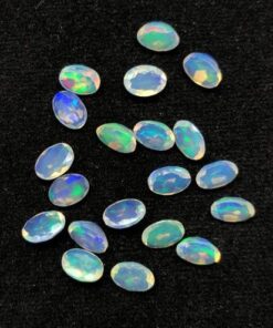 5x3mm Natural Ethiopian Opal Oval Cut Gemstone