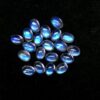 5x4mm Natural Rainbow Moonstone Oval Cabochon