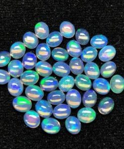 5x4mm Natural Ethiopian Opal Smooth Oval Cabochon