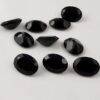 5x4mm Natural Black Onyx Oval Cut Gemstone