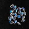 6x4mm Natural Rainbow Moonstone Oval Cut Gemstone