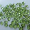 6x4mm Natural Peridot Smooth Oval Cabochon