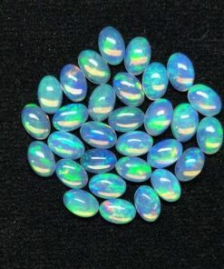 6x4mm Natural Ethiopian Opal Smooth Oval Cabochon