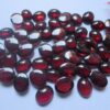 7x5mm Natural Red Garnet Smooth Oval Cabochon