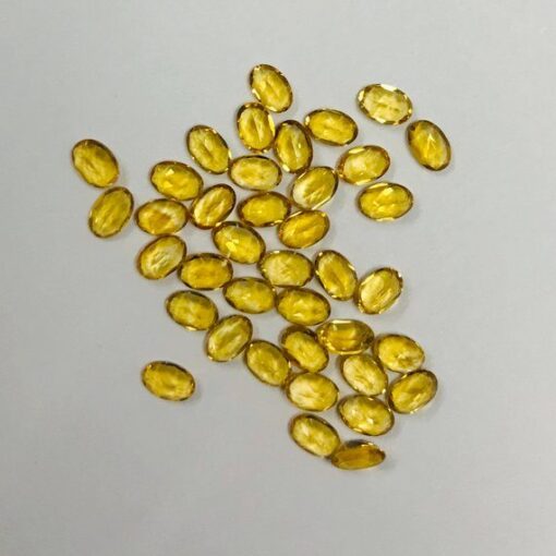 7x5mm Natural Citrine Oval Cut Gemstone