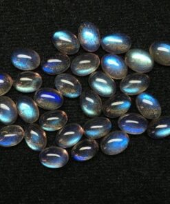 7x9mm Natural Labradorite Smooth Oval Cabochon