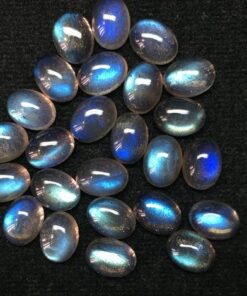 8x10mm Natural Labradorite Smooth Oval Cabochon