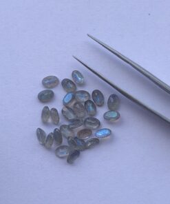 6x8mm Natural Labradorite Oval Cut Gemstone