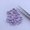 7x9mm Natural Amethyst Smooth Oval Cabochon